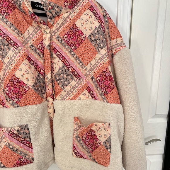 Cider patchwork Sherpa - Picture 2 of 5